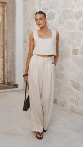 Tillie Pants - Oatmeal