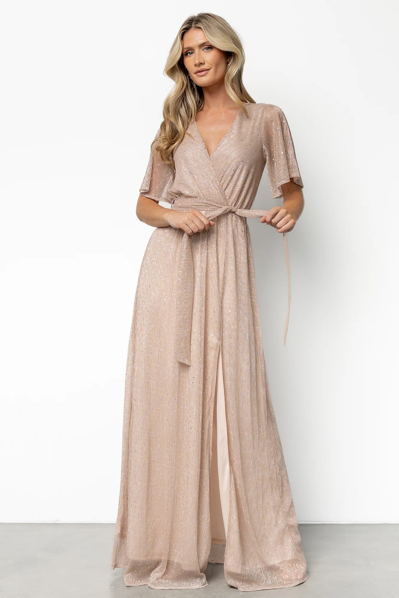 Grace Sparkle Gown | Champagne